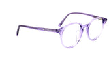 Blakely Blue Crystal Lavender Round Eye Blue Light Glasses