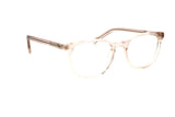 Bonita Blue Pink Rose Clear Glasses with Blue Blocker Lenses