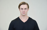 Blakely Blue Crystal Clear Round Eye Glasses