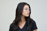 Brighton Clear Grey Blue Light Glasses