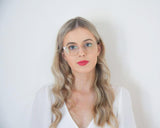 Brighton Clear Grey Blue Light Glasses