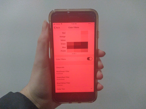 How to turn your Iphone Screen Red in 5 Simple Steps!