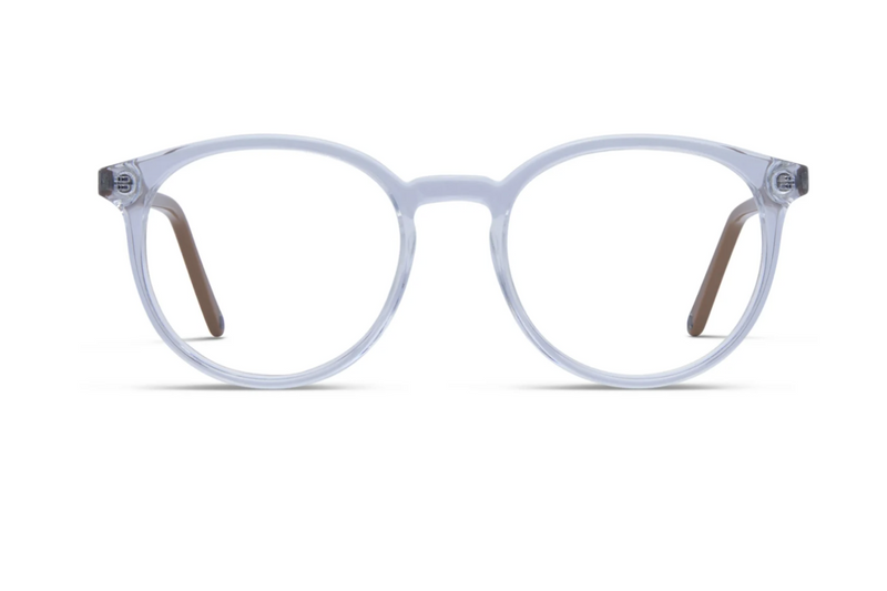 clear round womens glasses