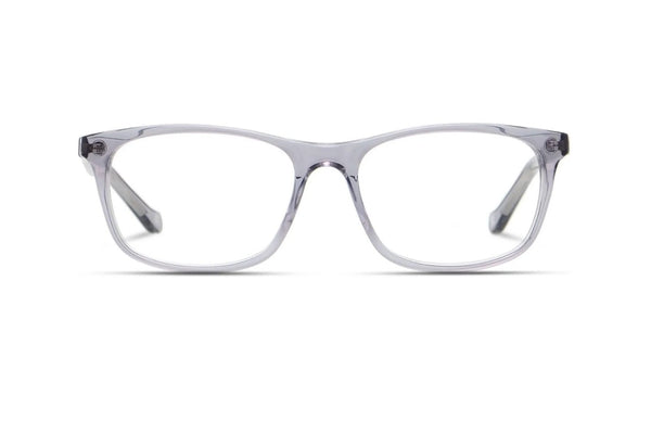 Byron Blue Light Glasses in Clear Grey
