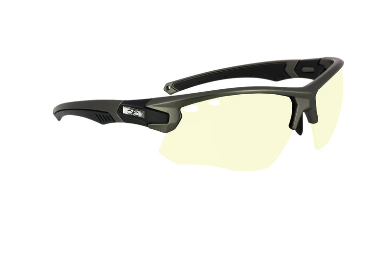 Bruce Blue Yellow Lens Oakley-style Sport Sniper Glasses